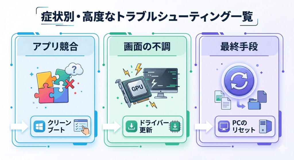 フォルダーが開かない時の対策
