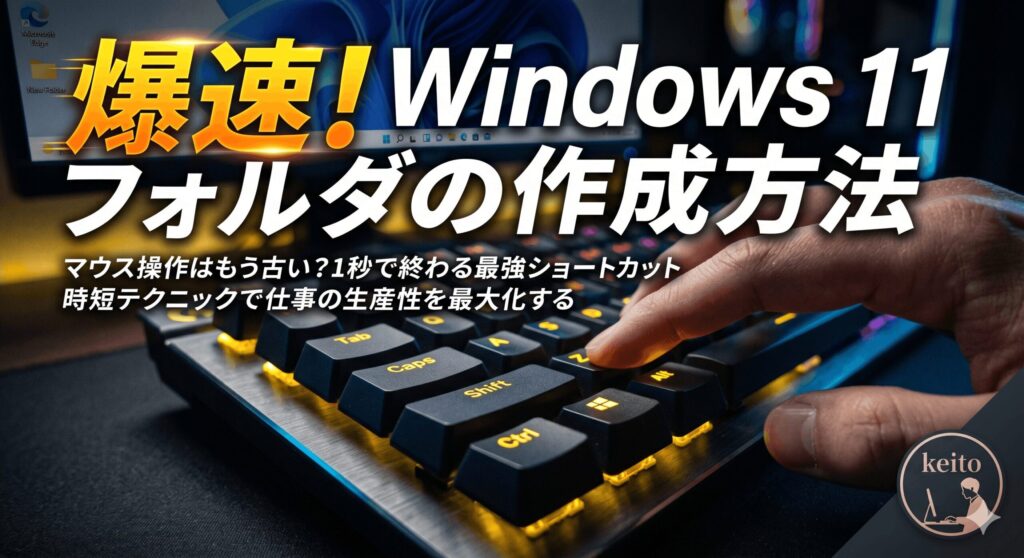 フォルダー作成方法