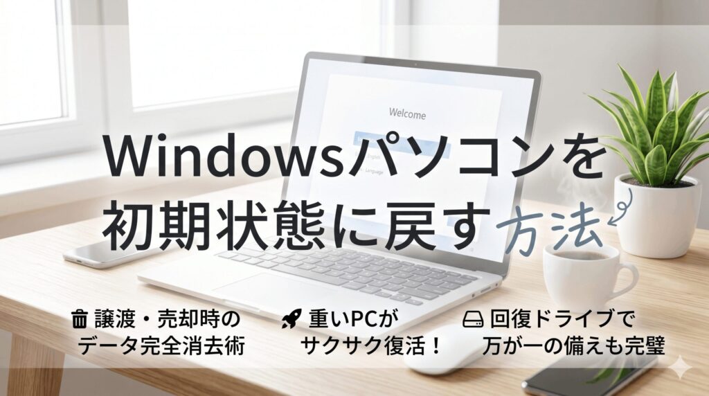 初期状態に戻す