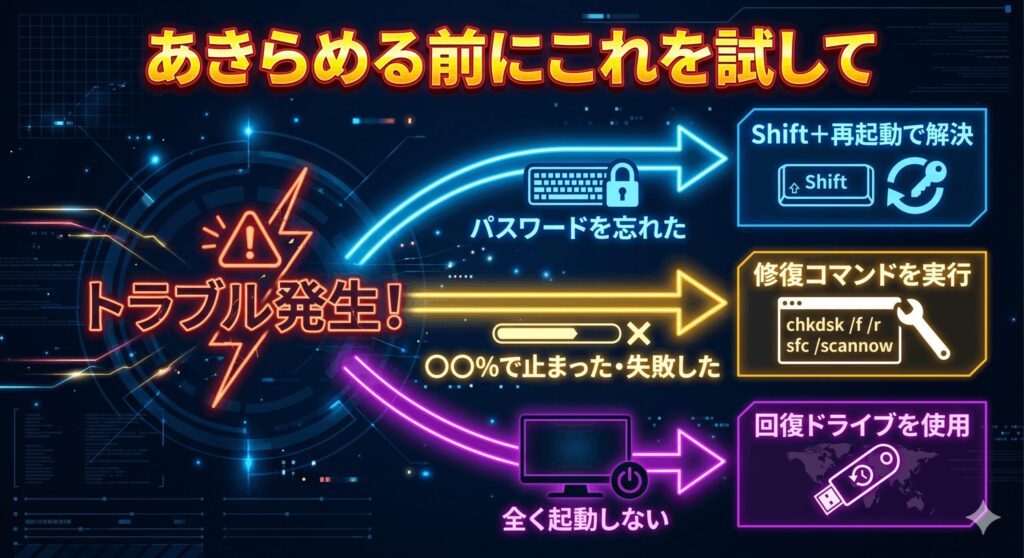 諦める前にこれを試して
