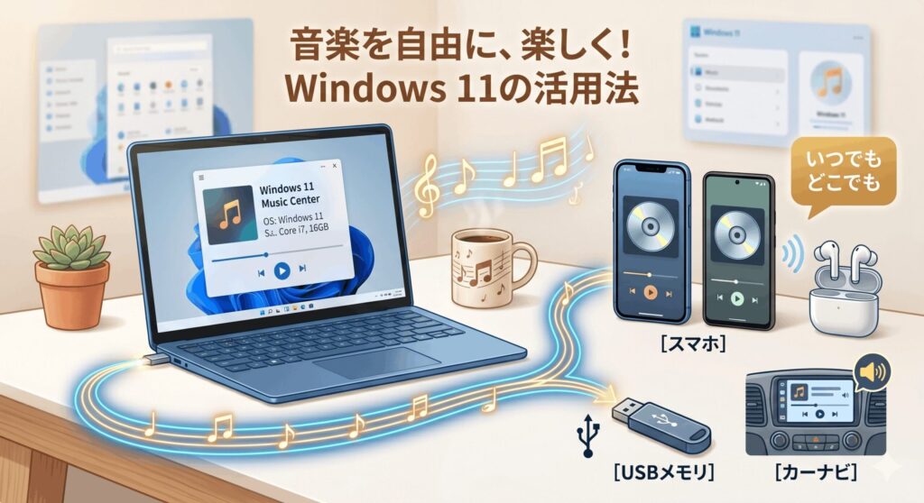 音楽を自由に
