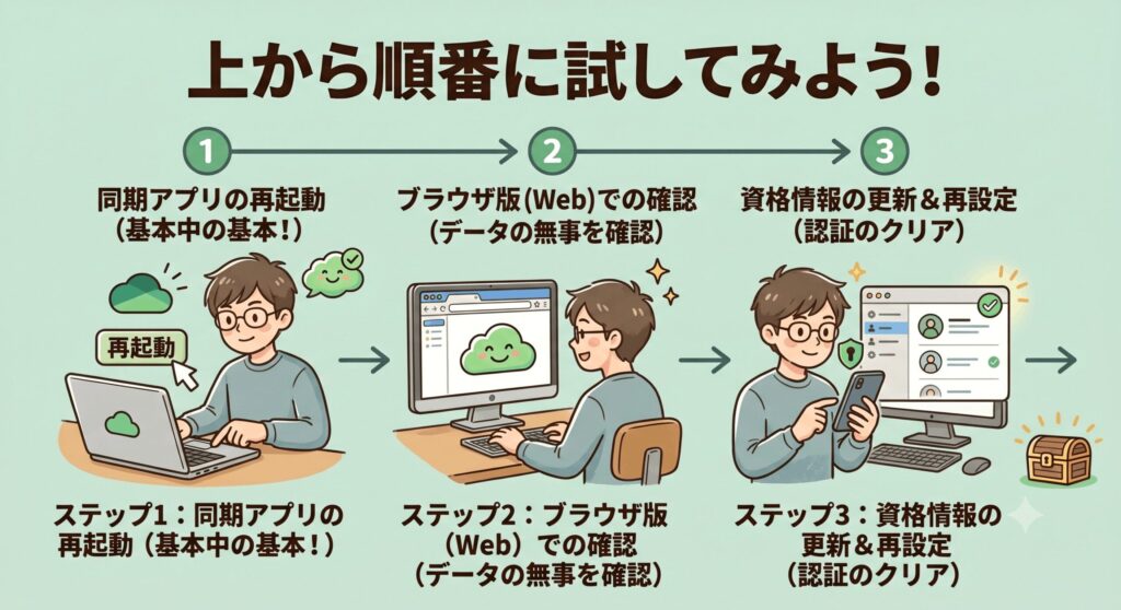 順番に試してみよう