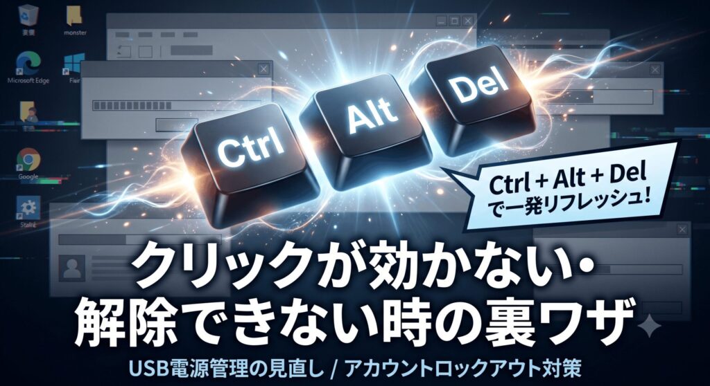 クリックがきかない