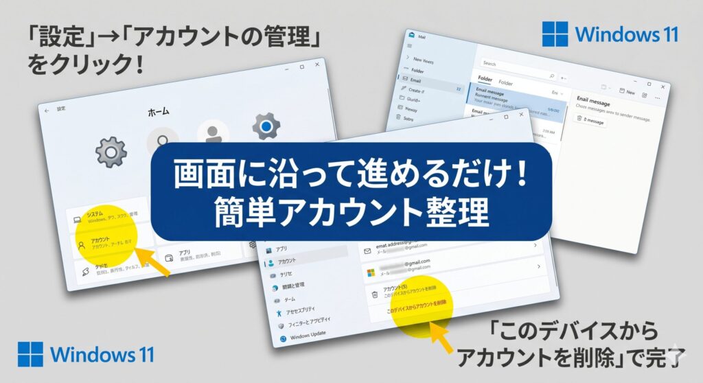 アカウントの管理