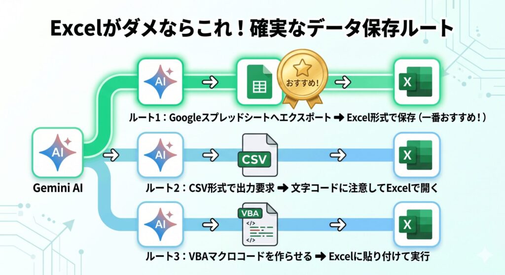 データ保存ルート