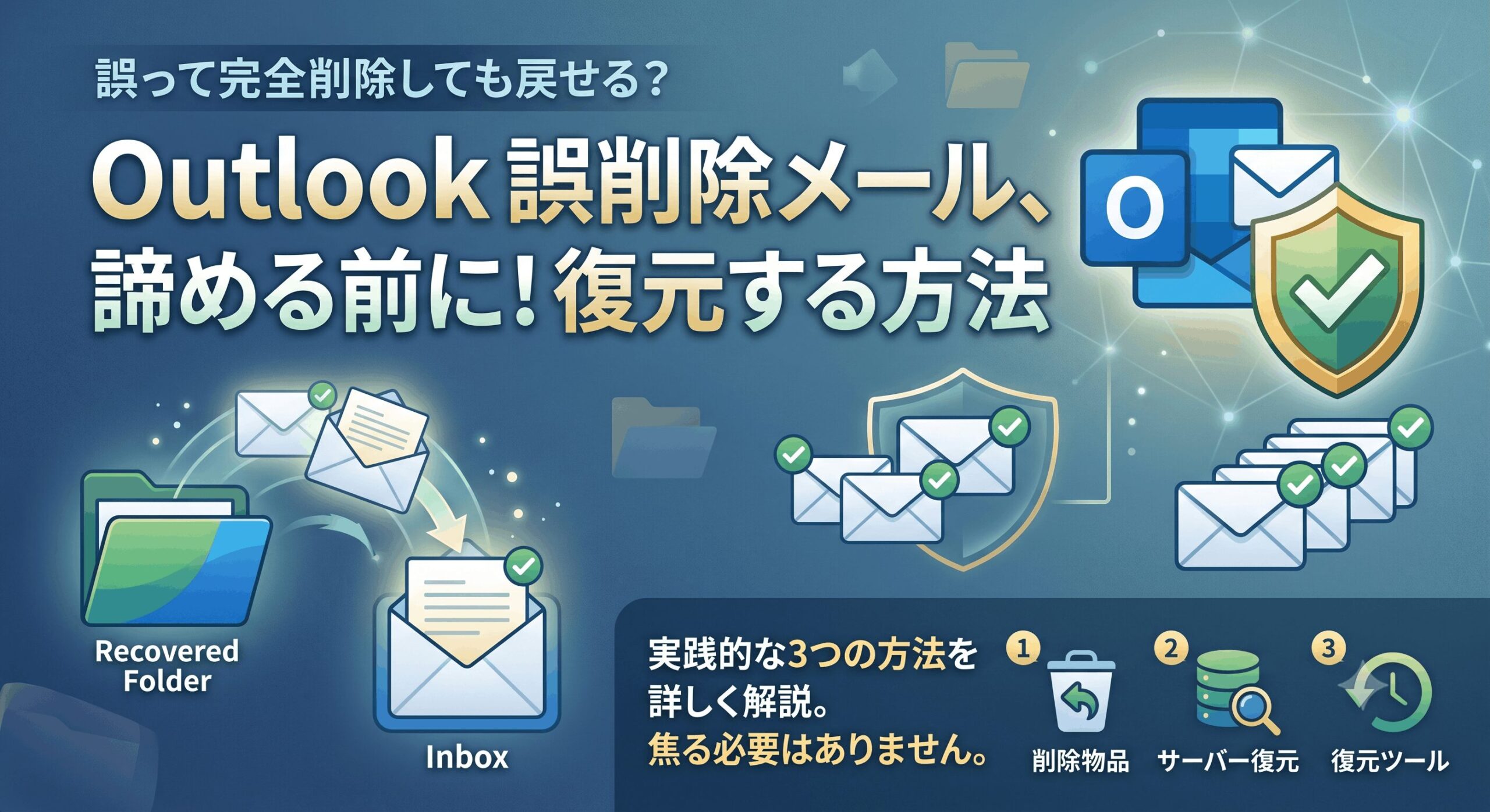 削除したメール復元
