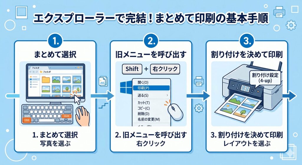 エクスプローラで完結