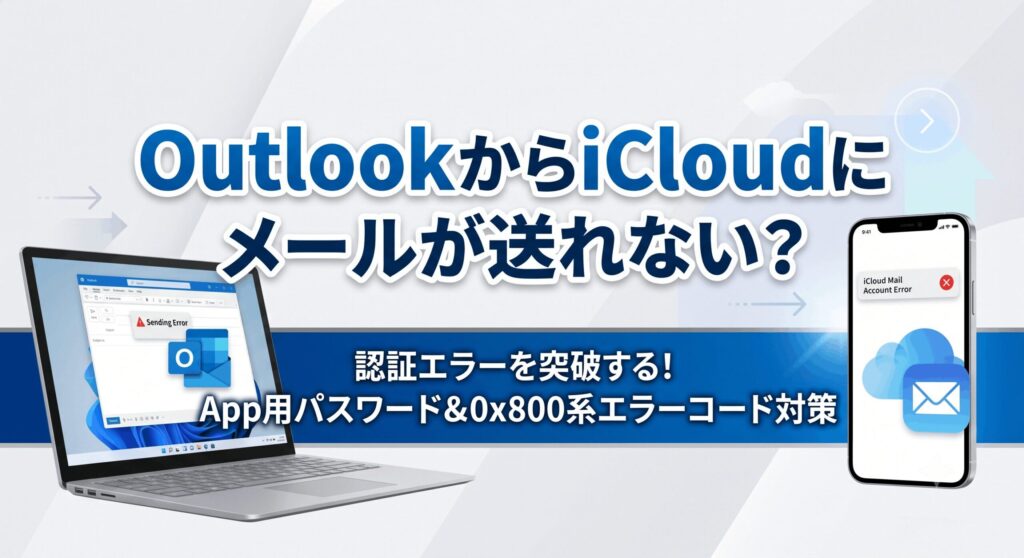 メールが送れない