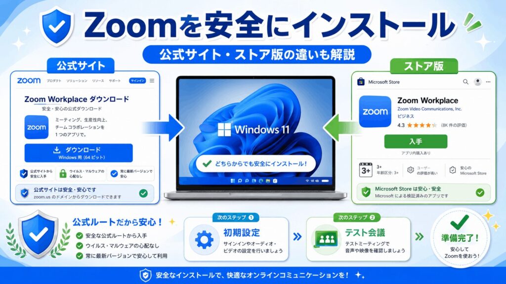 zoomインストール