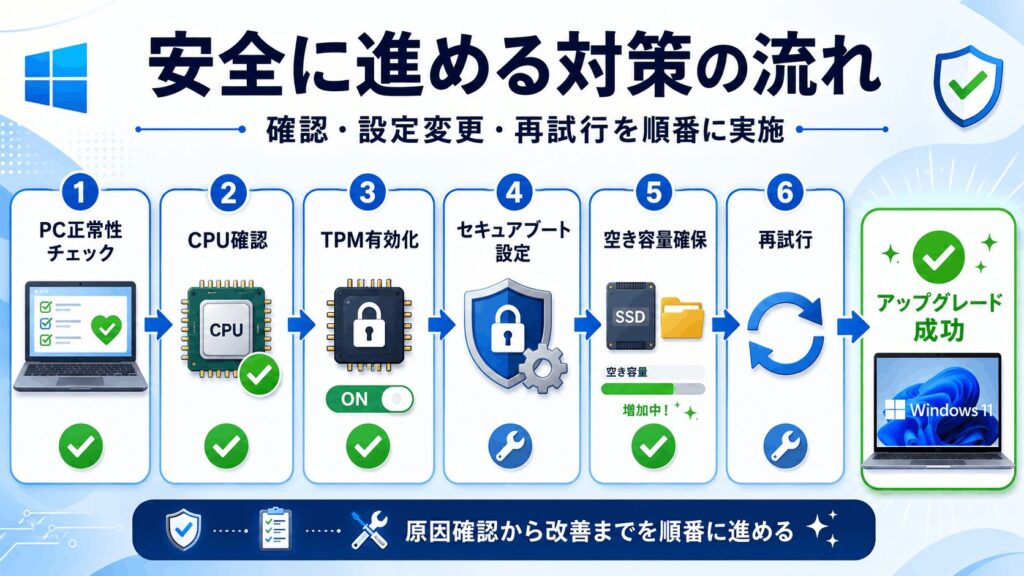 対策の流れ