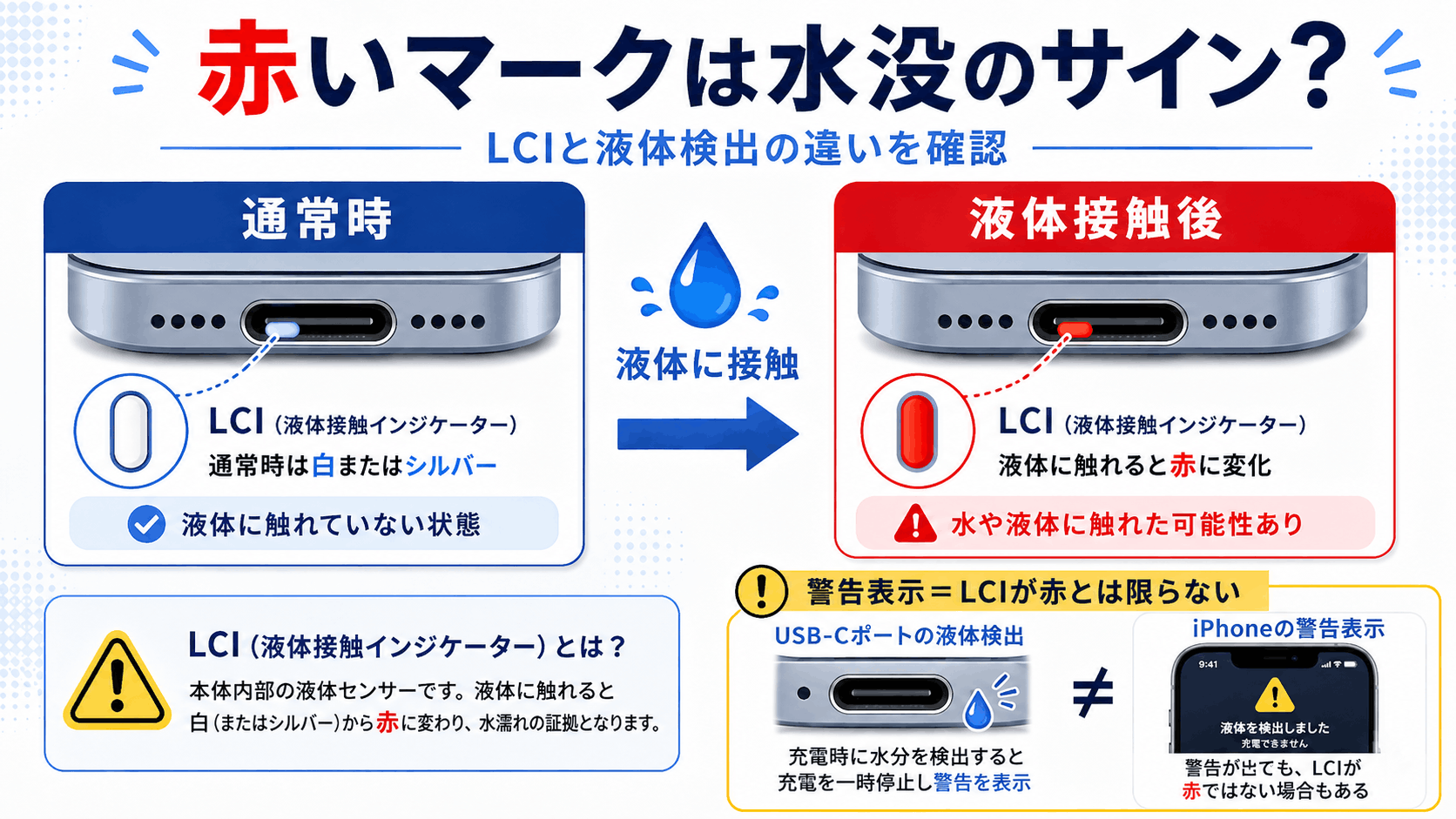 赤いマーク
