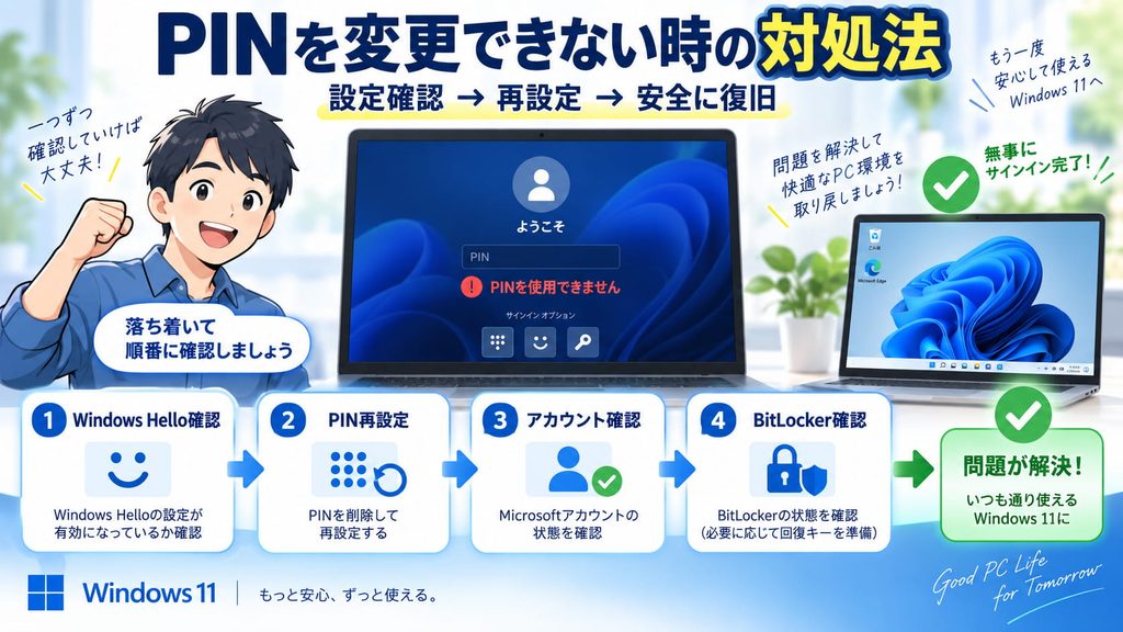 pin変更