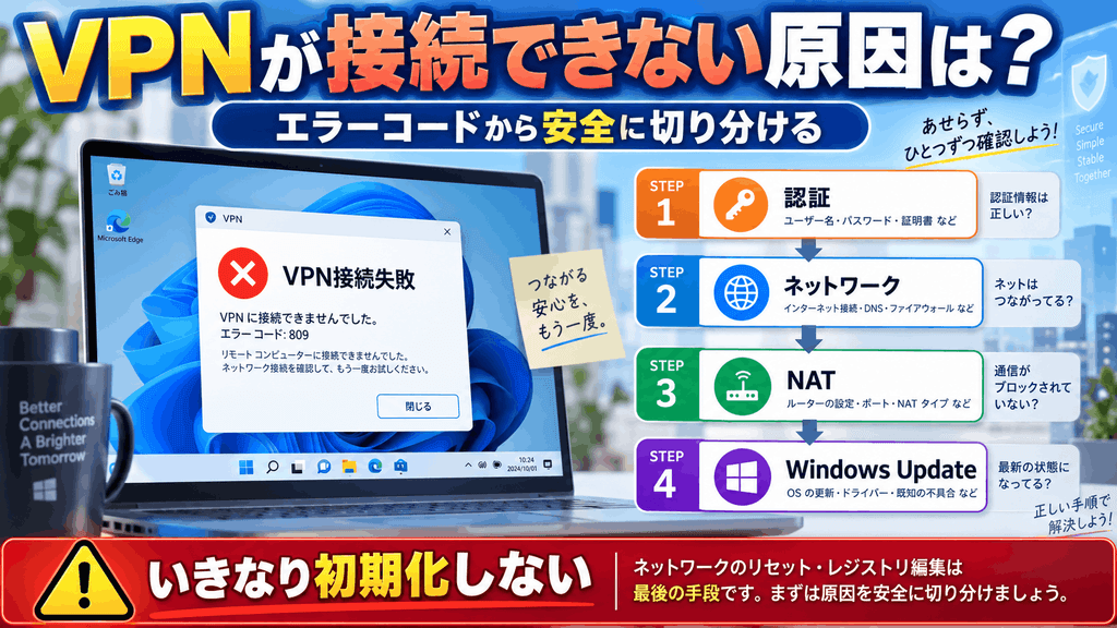 接続できない