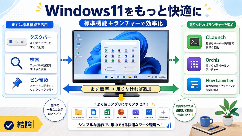 もっと快適に