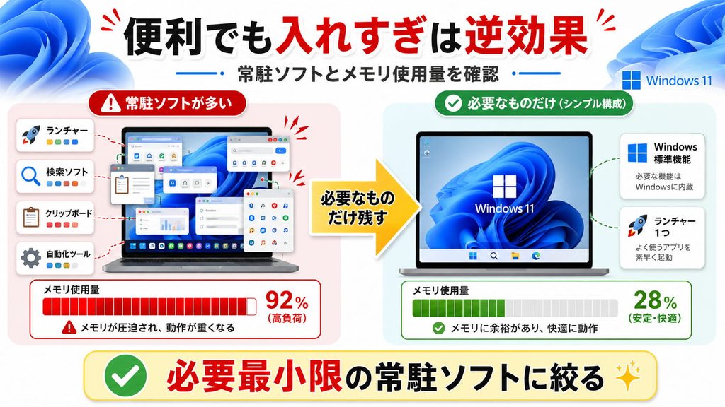 入れすぎは逆効果