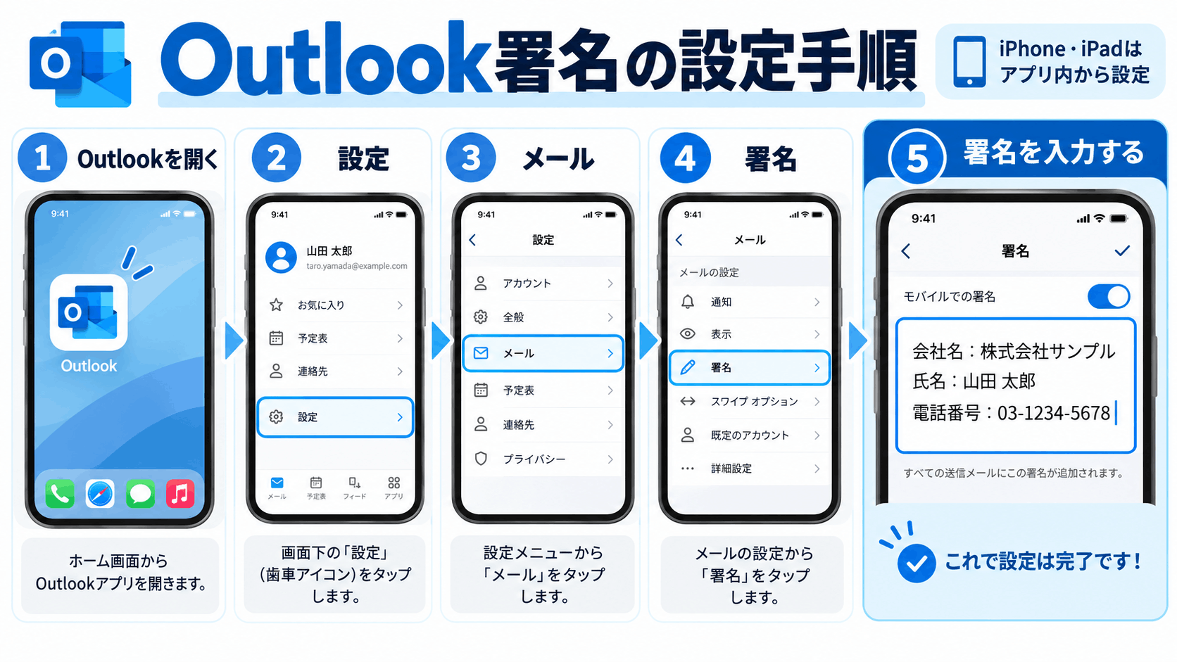 設定手順