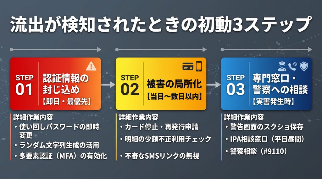 初動3ステップ