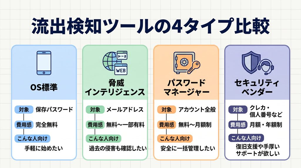 流出検知ツール